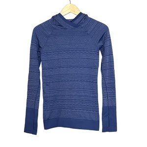 Lululemon Rest Less Pullover Hoodie Gatsby Blue